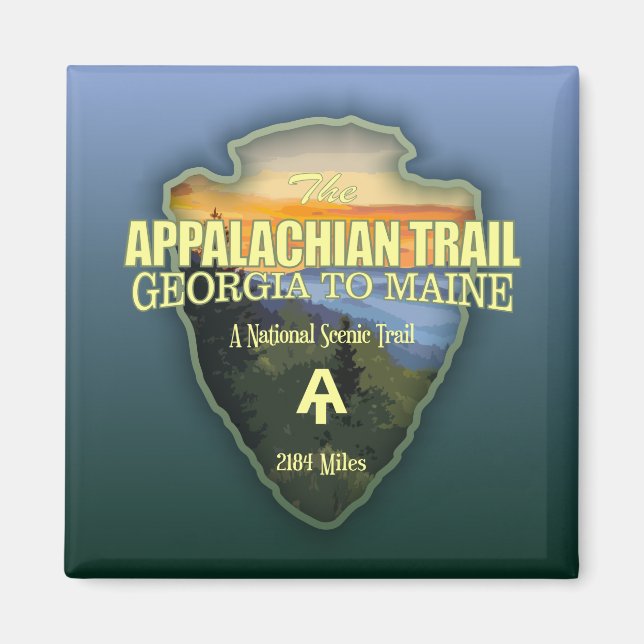 Appalachianbana (pilspets) magnet (Framsidan)