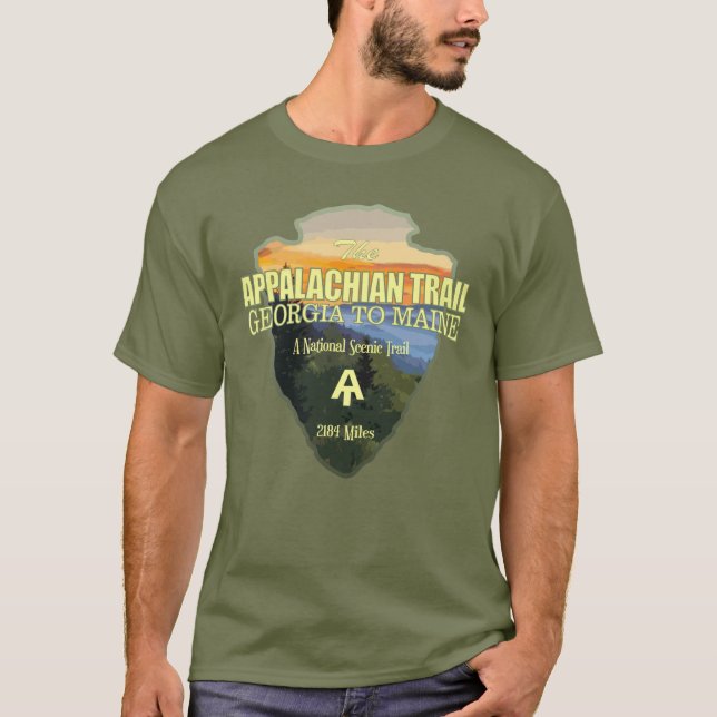 Appalachianbana (pilspets) t shirt (Framsida)