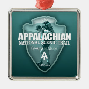 Appalachianbanan (pilspets T) Julgransprydnad Metall