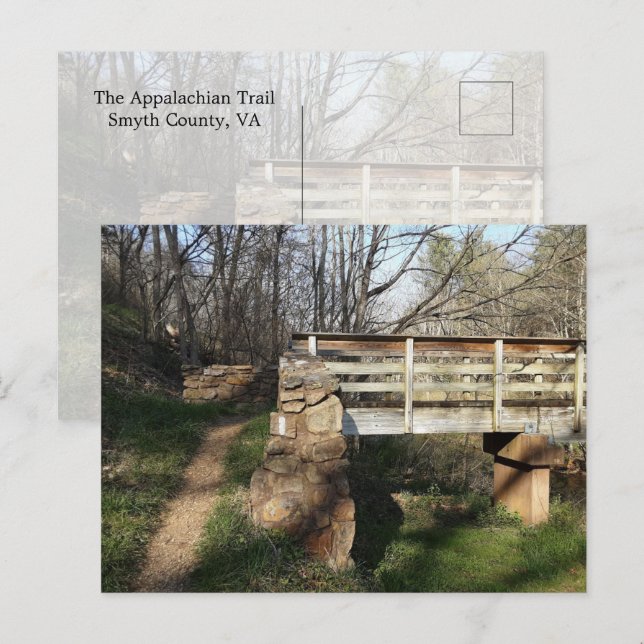 Appalachianbanan Vykort (Fram/baksida)