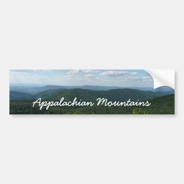 Appalachianbergen I Shenandoah Bildekal (Framsidan)