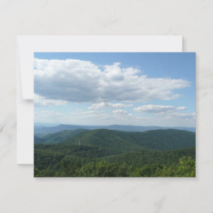 Appalachianbergen I Shenandoah Kort