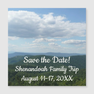 Appalachianbergen I Shenandoah Spara datumet