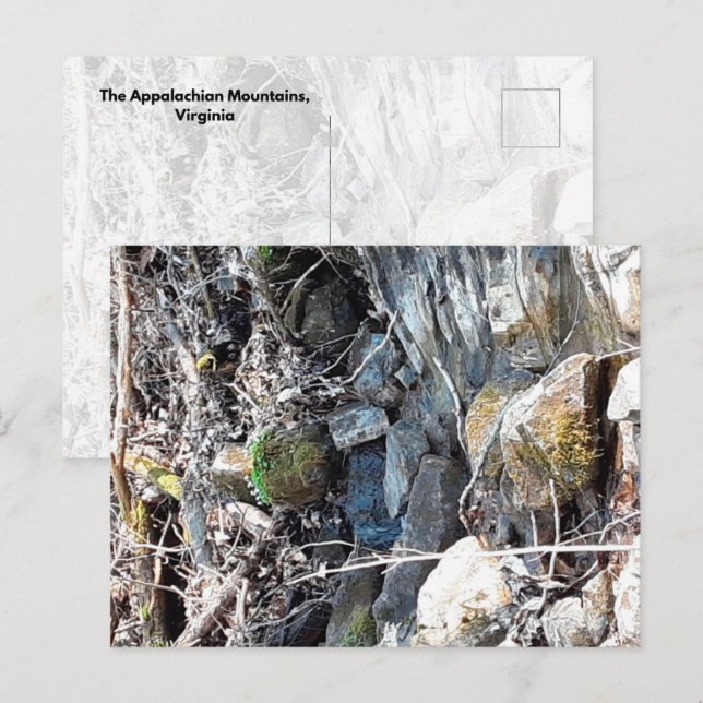 Appalachianbergen, Virginia Vykort (Fram/baksida)