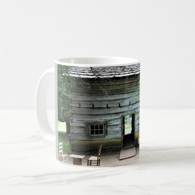 Appalachianhem vid Mabry Mill, Virginia Kaffemugg (Framsida vänster)