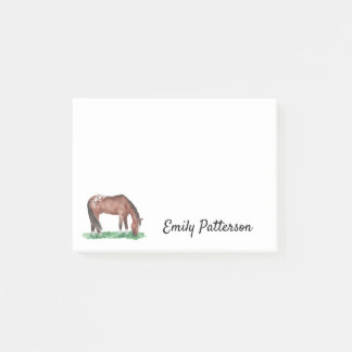Appaloosa Grazing Horse Post-it Block