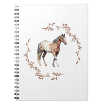 Appaloosa häst anteckningsbok