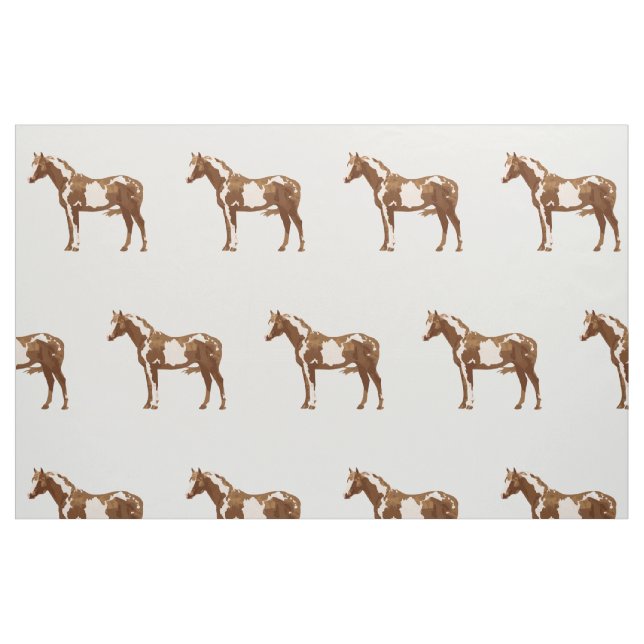 Appaloosa-häst Equestrian Akvarell Djur Tyg (Fat Quarter)