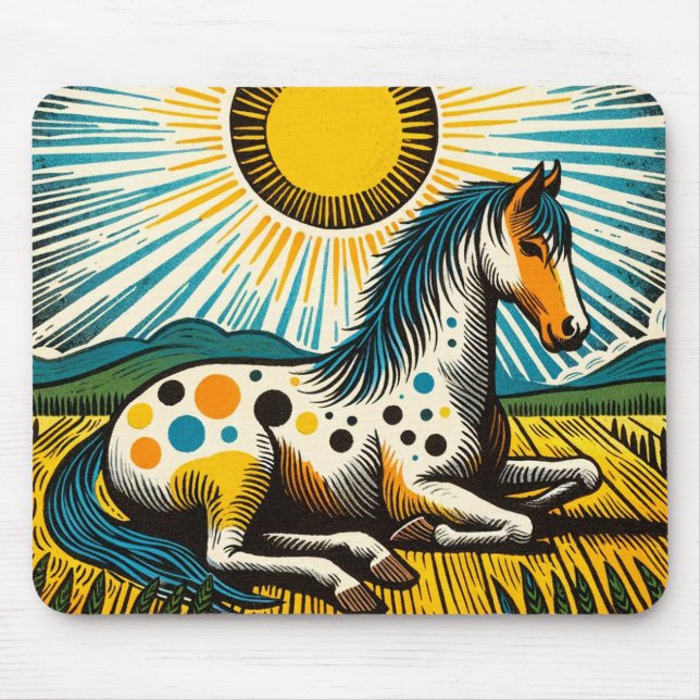Appaloosa Horse Art Horses Musmatta (Framsidan)