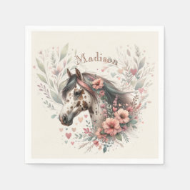 Appaloosa Horse Birthday Pappersservett