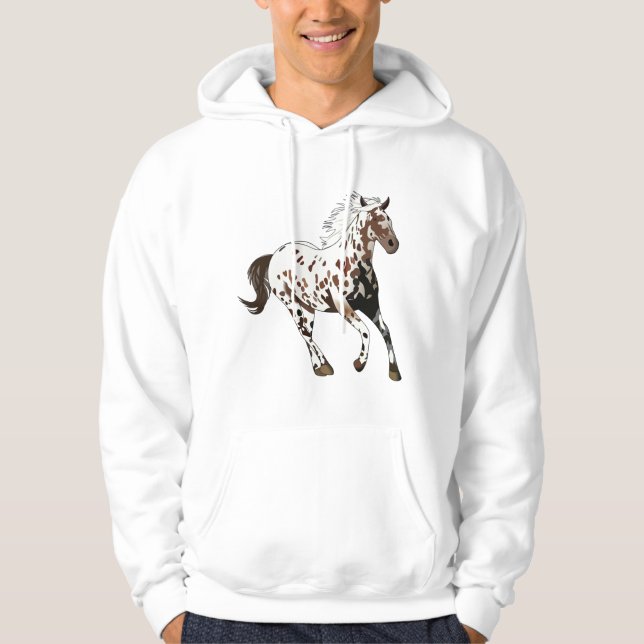 Appaloosa Horse Hoodie (Framsida)