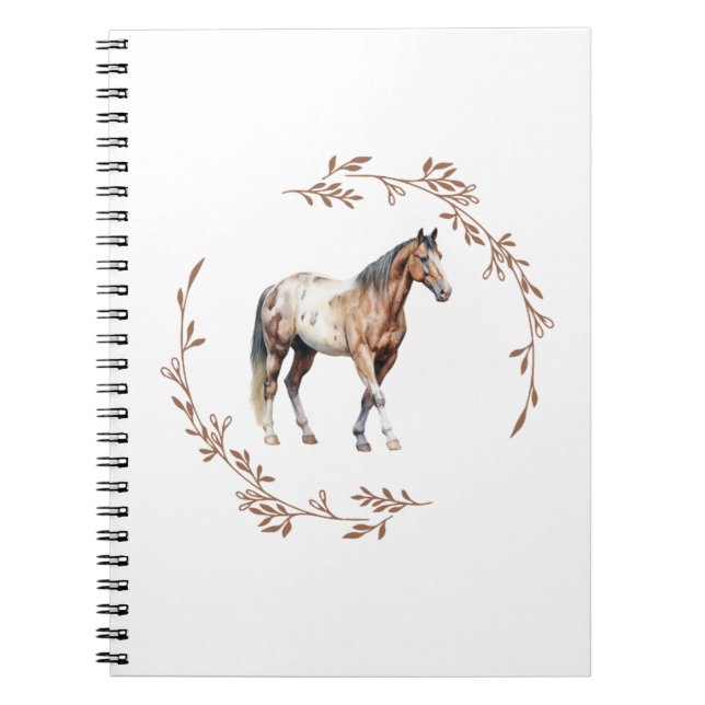 Appaloosa Horse Notebook Anteckningsbok (Framsidan)