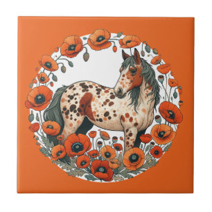 Appaloosa Horse Poppy Appy Horses Kakelplatta