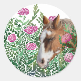 Appaloosa Horse Ro Sticker Runt Klistermärke