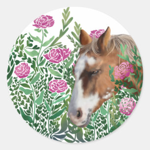 Appaloosa Horse Ro Sticker Runt Klistermärke