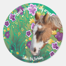 Appaloosa Horse Ro Sticker Runt Klistermärke