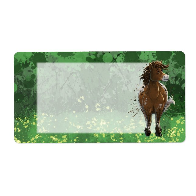 Appaloosa Painting Pony Fraktsedel (Framsidan)