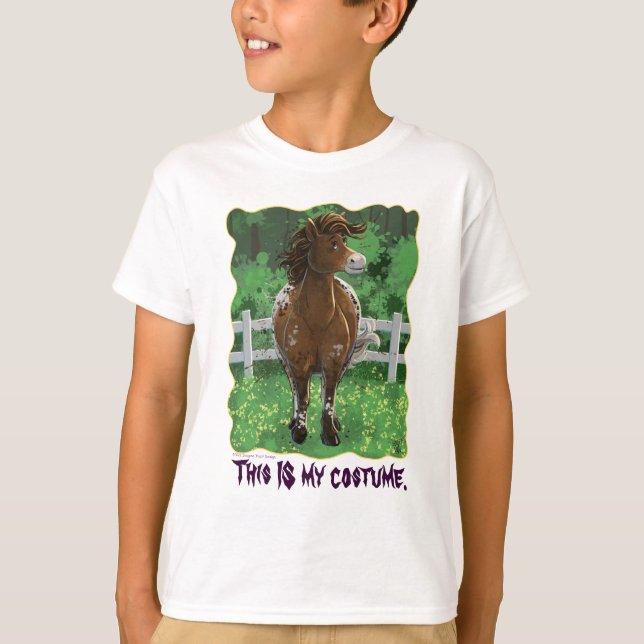 Appaloosa Painting Pony T Shirt (Framsida)