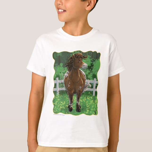 Appaloosa Painting Pony T Shirt (Framsida)