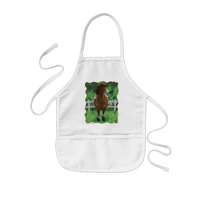 Appaloosa Pony Barnförkläde (Framsidan)