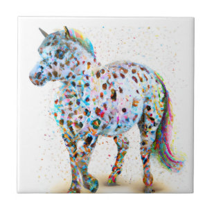 Appaloosa Pony Ceramic Tile Kakelplatta