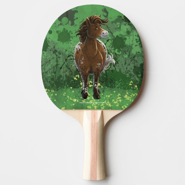 Appaloosa Pony Pingisracket (Framsidan)
