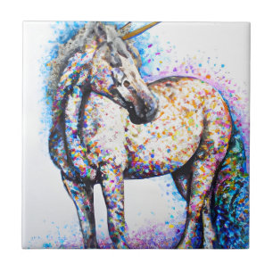 Appaloosa Unicorn Kakelplatta