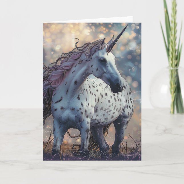 Appaloosa Unicorn Kort (Framsida)