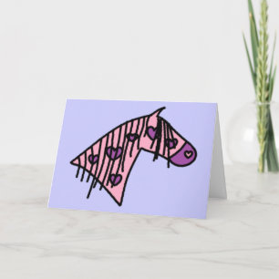 Appaloosa Valentines hälsningskort på dagen Helgkort