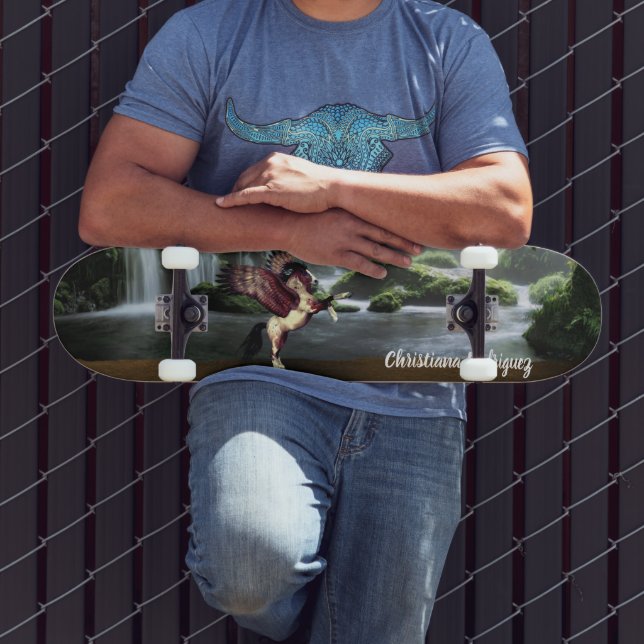 Appaloosa Winged Pegasus Skateboard (Utomhus 3)