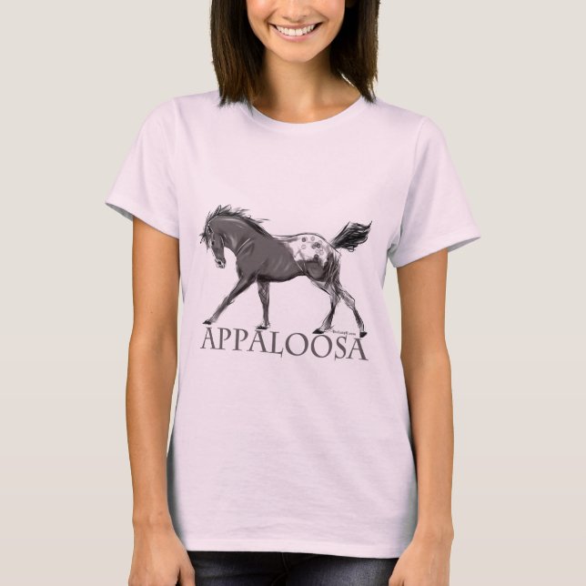 Appaloosahäst Tee Shirt (Framsida)