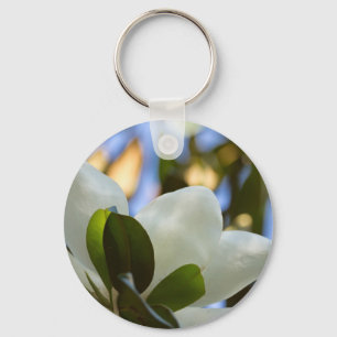 Apparat av rostat glas Himlar Södra Magnolia-gåvor Nyckelring