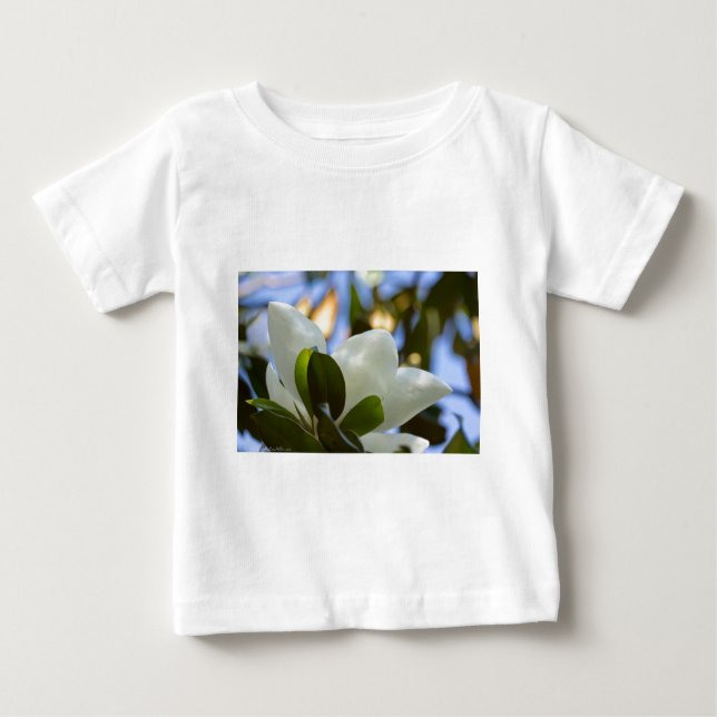 Apparat av rostat glas Himlar Södra Magnolia-gåvor T Shirt (Framsida)