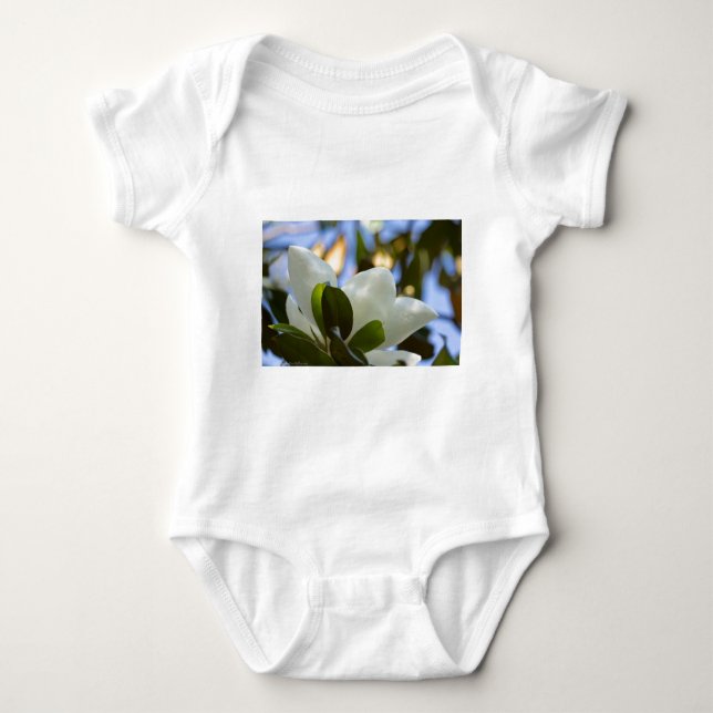Apparat av rostat glas Himlar Södra Magnolia-gåvor Tee Shirt (Framsida)