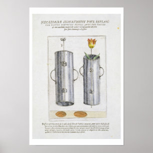 Apparat för beträffande-att plantera blommor, fr poster