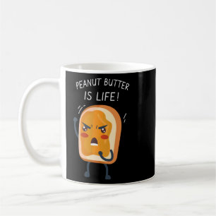 Apparat för jordnötssmör Funny Gag Kaffemugg