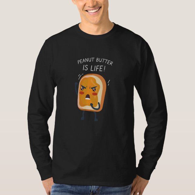 Apparat för jordnötssmör Funny Gag T Shirt (Framsida)