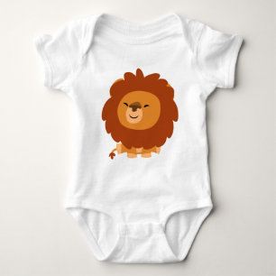 Apparat för Lejon Baby för Cute Cudely Tecknad T Shirt