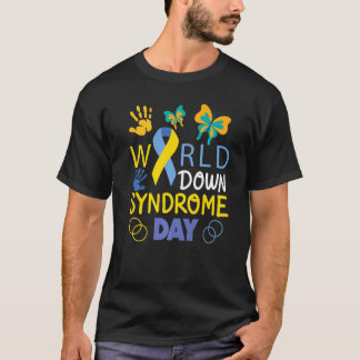 Apparat för World Down Syndrome Day Awareness Sock T Shirt