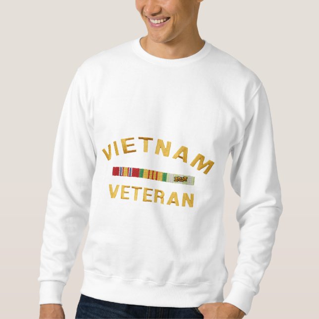 APPARATEN VIETNAM VETERAN FARS DAG SWEATSHIRT (Framsida)