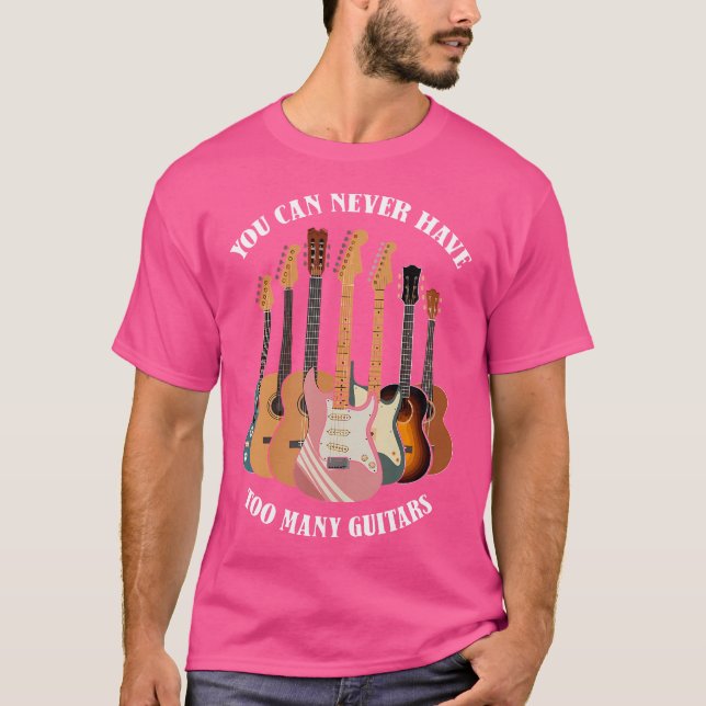 Apparater av Älskare för akustisk Guitar Music T Shirt (Framsida)