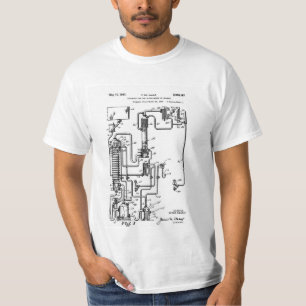 Apparater för destillation av alkoholpatent t shirt