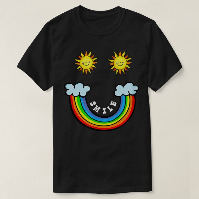 Apparatur för tillbehör till regnbågskluster Sol S T Shirt (Design framsida)