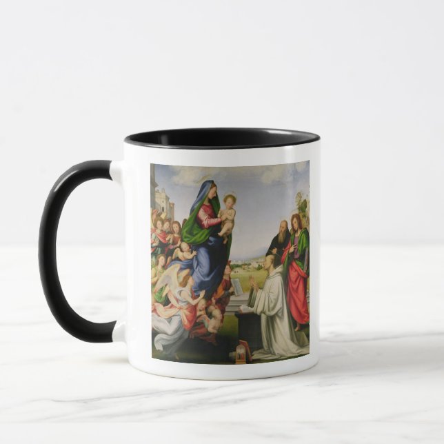 Apparition av oskulden till St Bernard, 1504-07 ( Mugg (Vänster)
