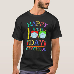 Äppel i Ansikte-mask, 100 dagar i skolan T Shirt