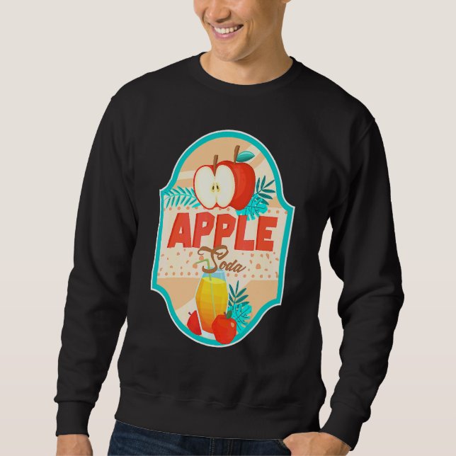 Äppel Soda Halloween Kostym  Grupp Matchande Lång Ärmad Tröja (Framsida)