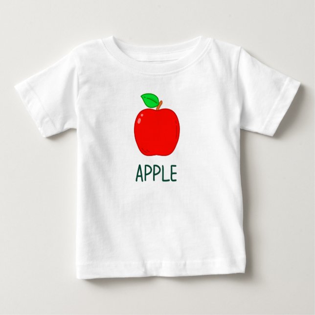 Äppel-T-Shirt T Shirt (Framsida)