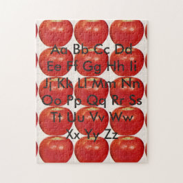 Äppelalfabet Pussel