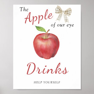 Äppelbarnskväll - DRYCKER Poster