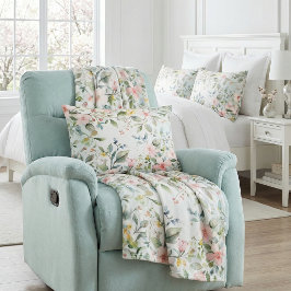 Äppelblom inspirerade prydnadskudde